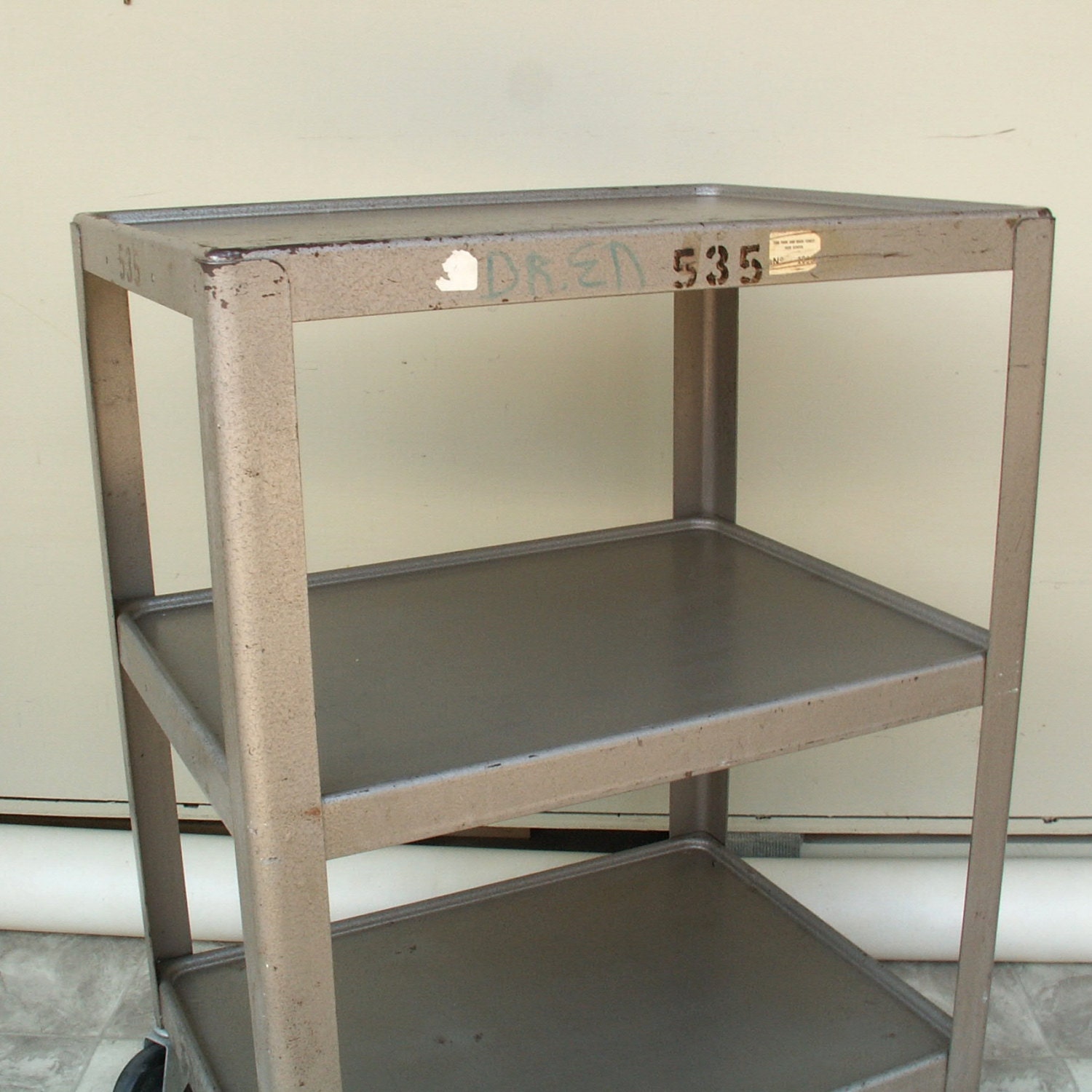 Vintage Overhead Projector Metal Cart by LOOKINGforYESTERDAY