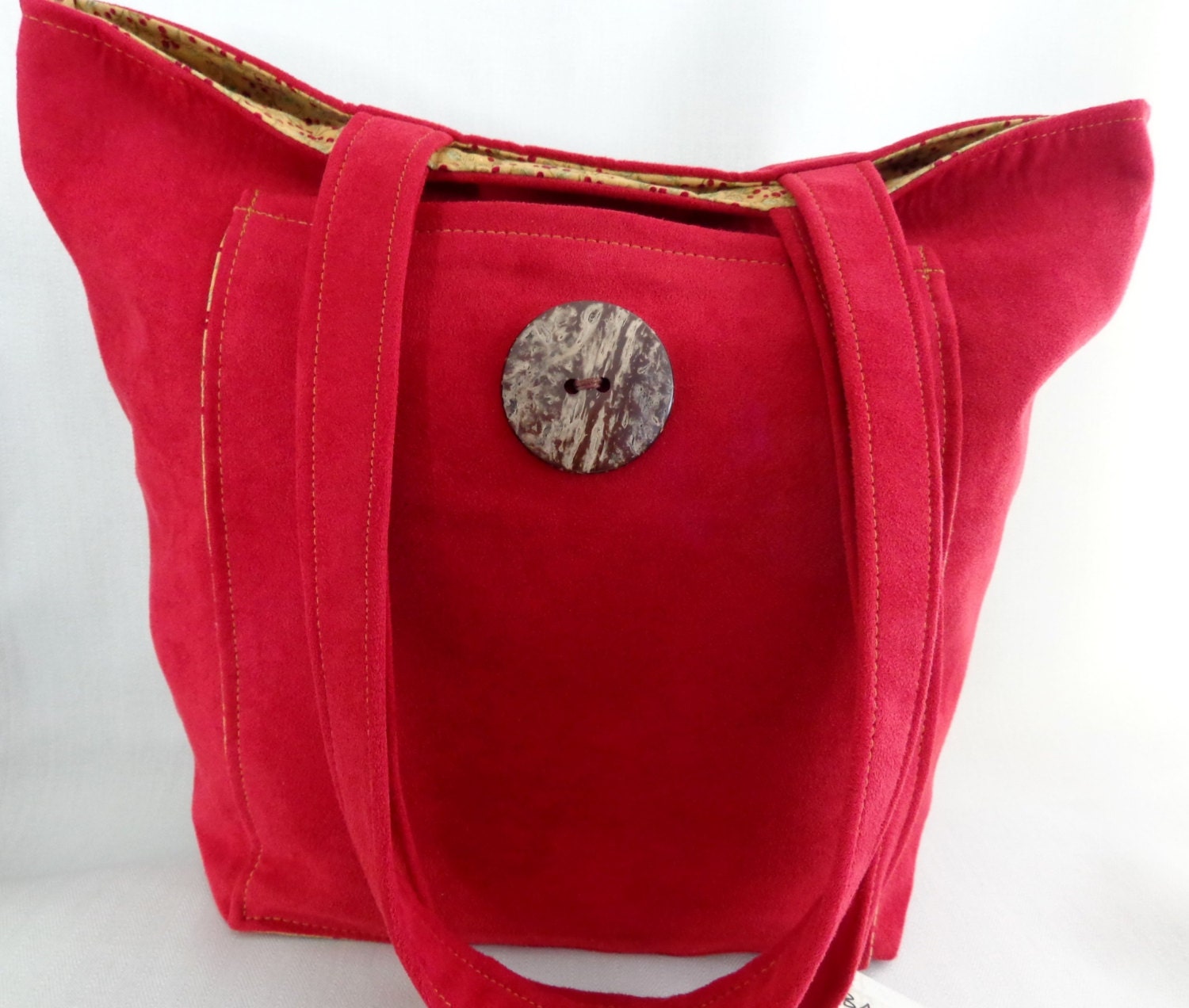 red work tote