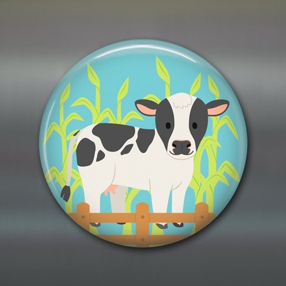 3.5 farm animal fridge gift for kids cute