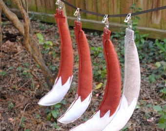 Fox Tail for dress up, woodland animal party, plays, costume Tail Only Listing