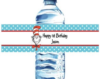 Seuss water bottle | Etsy