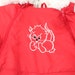 50% half off sale // Vintage 70s Cute Cat Winter Nylon Snowsuit - Red, Montgomery Ward, Kids 24M - boys or girls