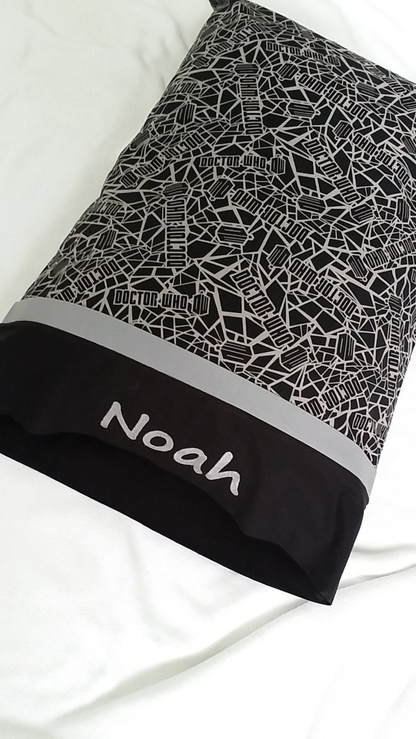 PERSONALIZED Pillow Cases Embroidered Child's Name Doctor
