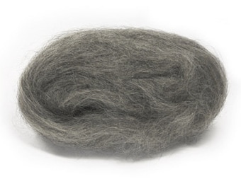 GOTLAND sheep roving natural grey 50gr