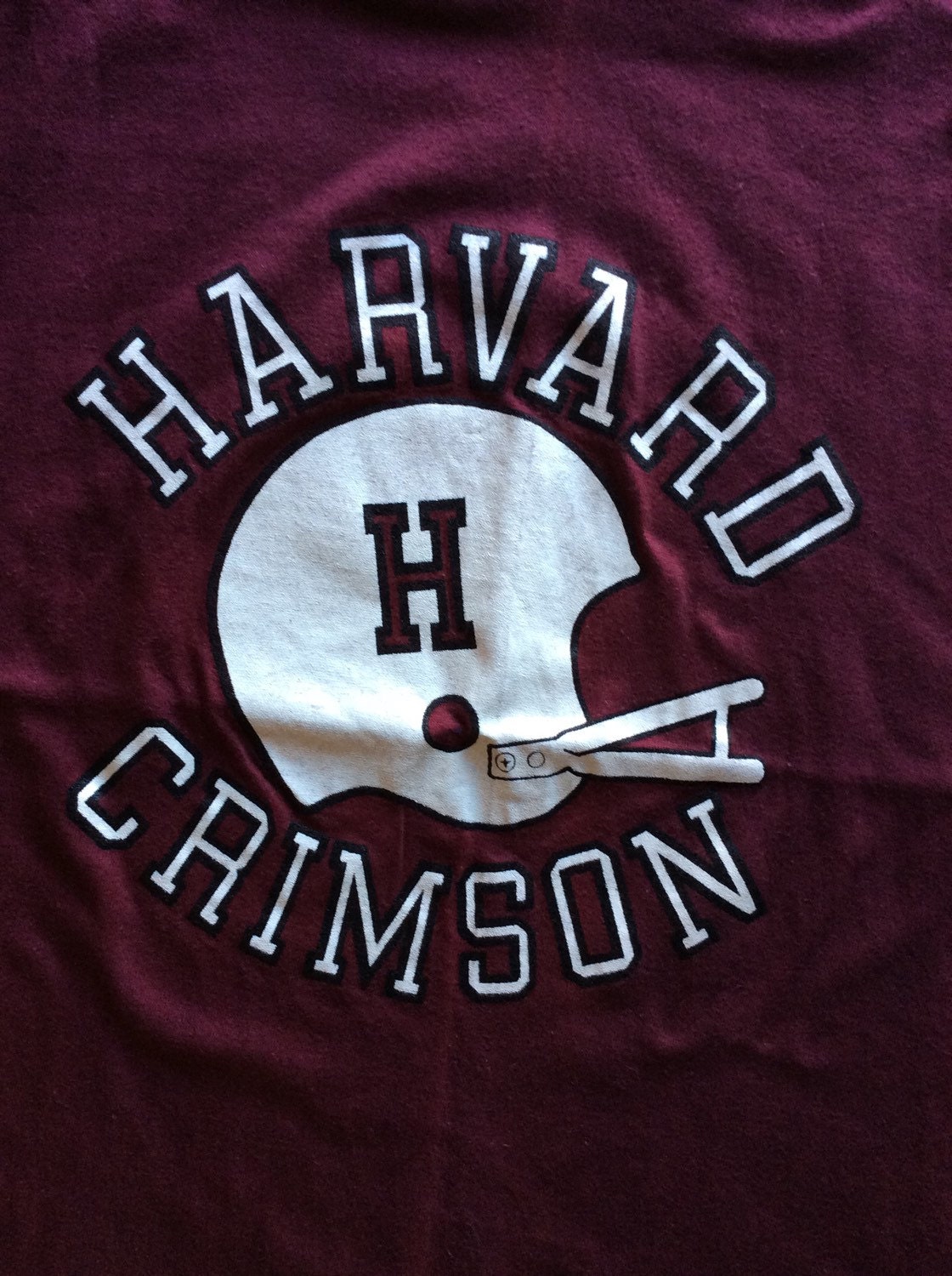 Vintage 1970's Harvard Crimson football team jersey