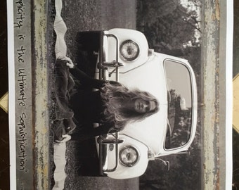 VW Yoga Simplicity Poster B - seated