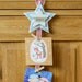 Christmas card and artwork peg star holder