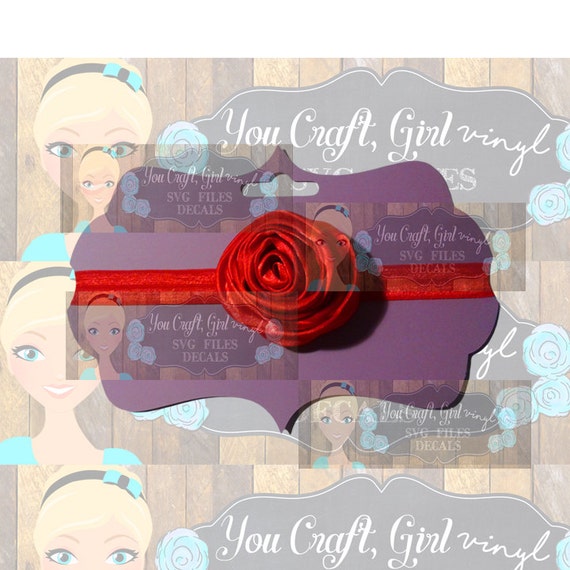 Headband Display Card Svg Dxf Png Pdf Headband Card SVG