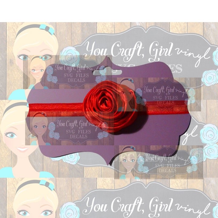 Headband Display Card Svg Dxf Png Pdf by YouCraftGirlVinyl on Etsy