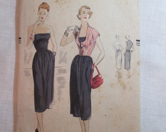 Antique 1950 Vogue Pattern #7368- size 30" Bust