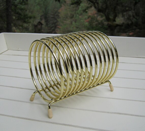 Spiral Letter Holder Metal Wire Slots Desk Organizer Oak