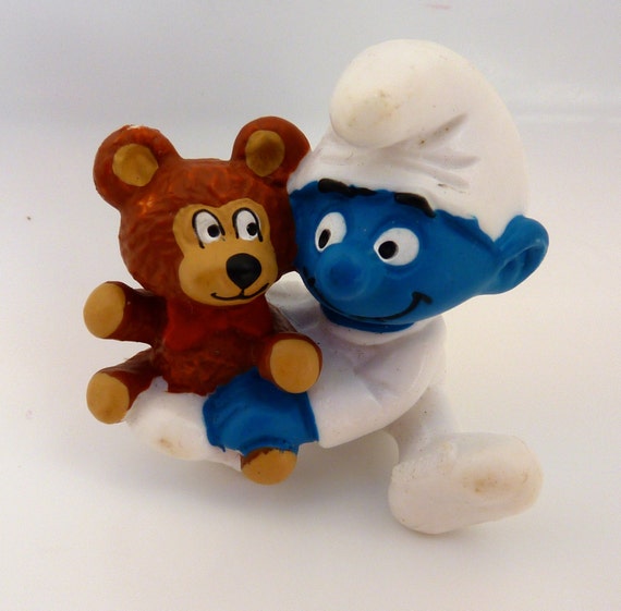 smurf teddy bear