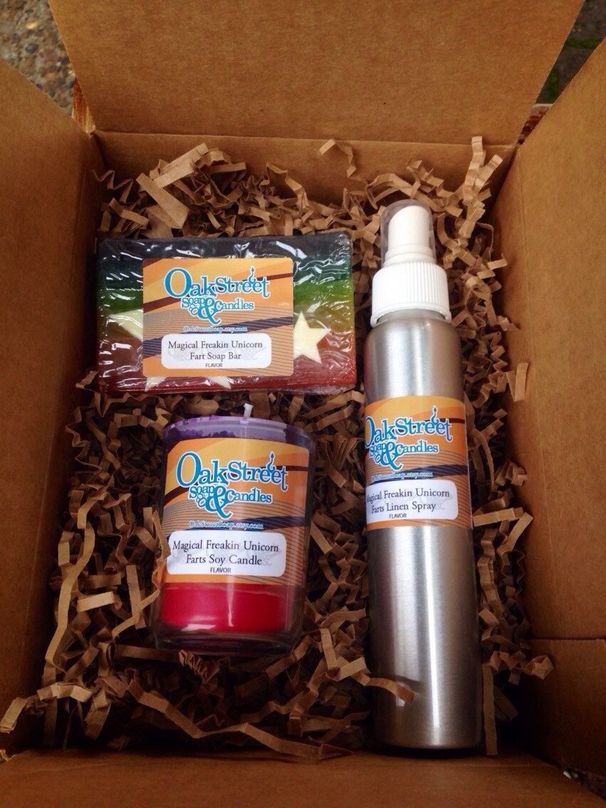 Magical Freakin Unicorn Fart Gift Box Set