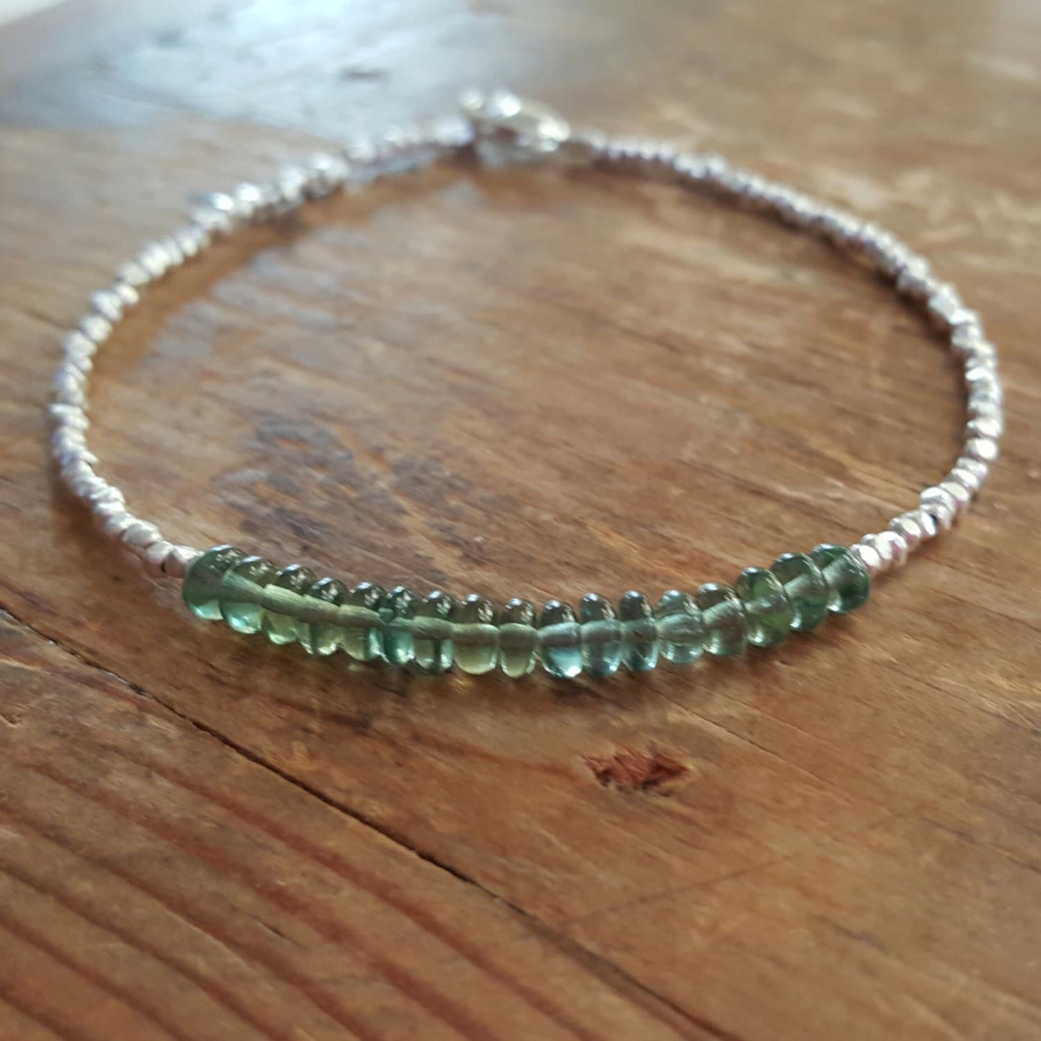 Green Apatite Bracelet Apatite Bracelet Beaded Bracelets