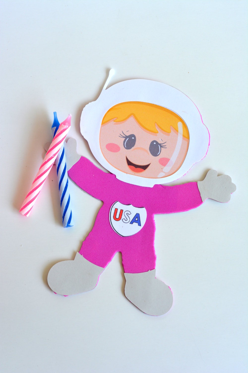 Astronaut craft kit for kids birthday party favor decoration