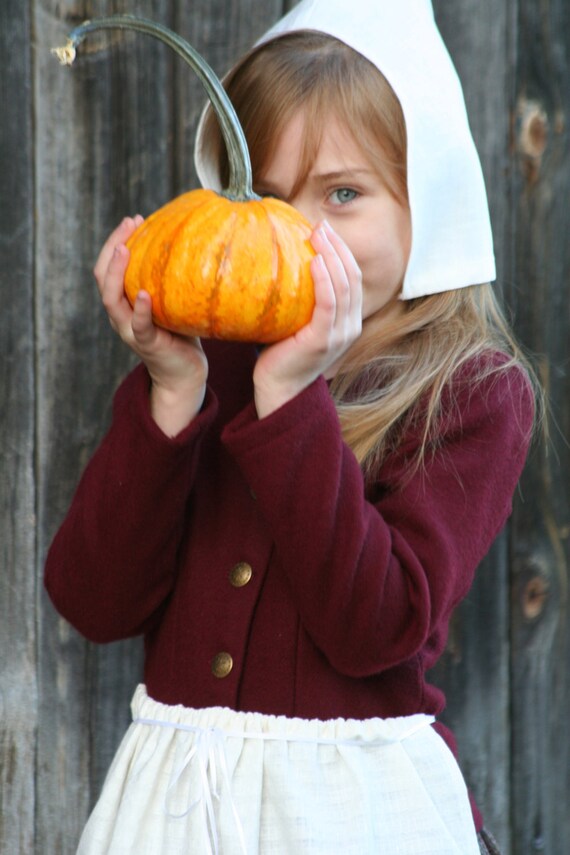 Pilgrim Girl's Costume Authentic Pilgrim Costume