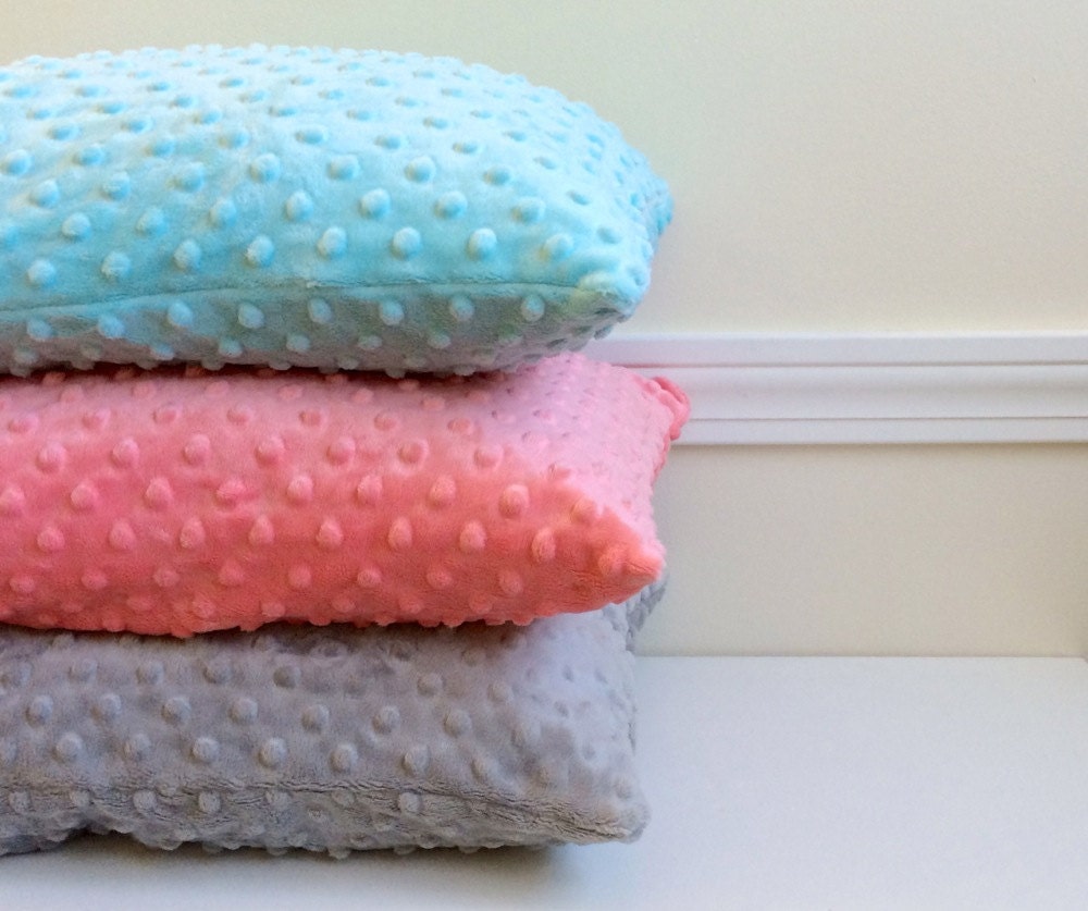 Minky Pillowcase Toddler size 12x16 or 13x18 inch Sleep
