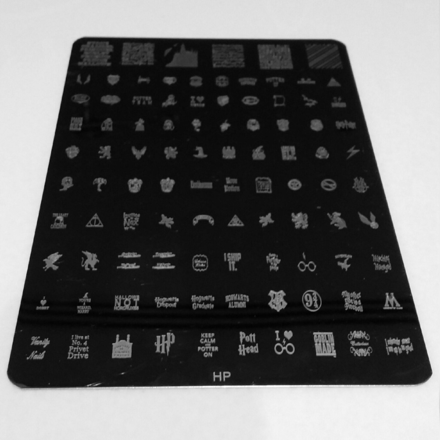 Nail Stamping Plate HP HARRY POTTER 2 /Smaller
