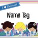 Daisy Girl Scout Name Tag Stickers Printable Instant