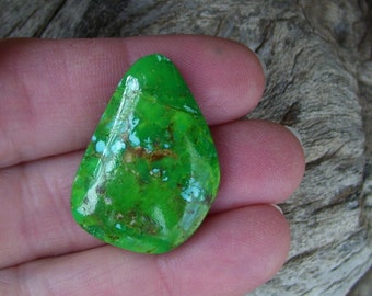 Mohave Green Turquoise Designer Cab