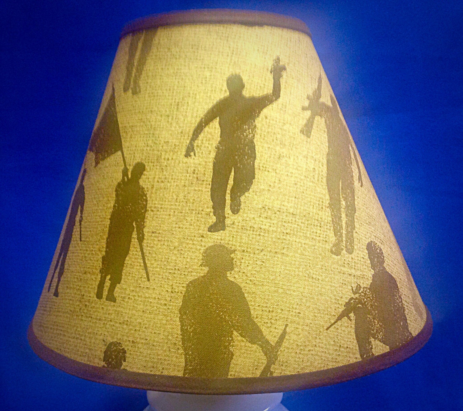 Soldiers Military Lamp Shade
