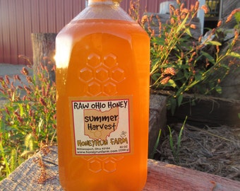 Raw Honey - Ohio Summer Harvest - 5 lb. jug