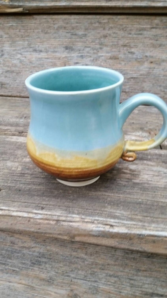 Pottery mug in Prairie Vista