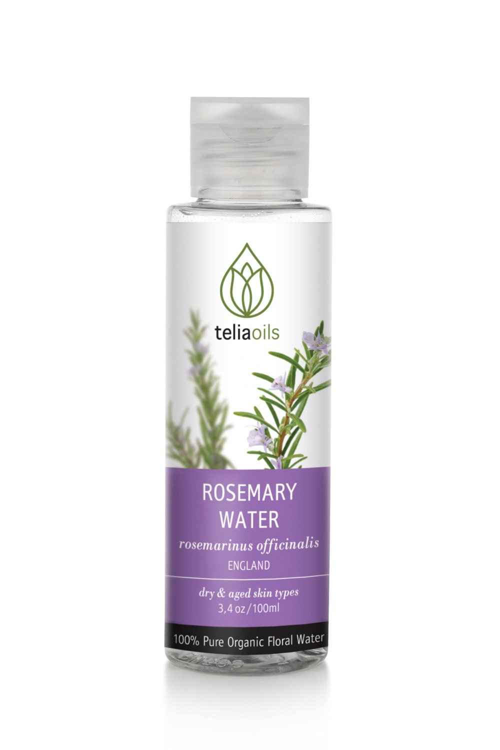 Rosemary Organic Floral Water 100 Natural by TeliaNaturale