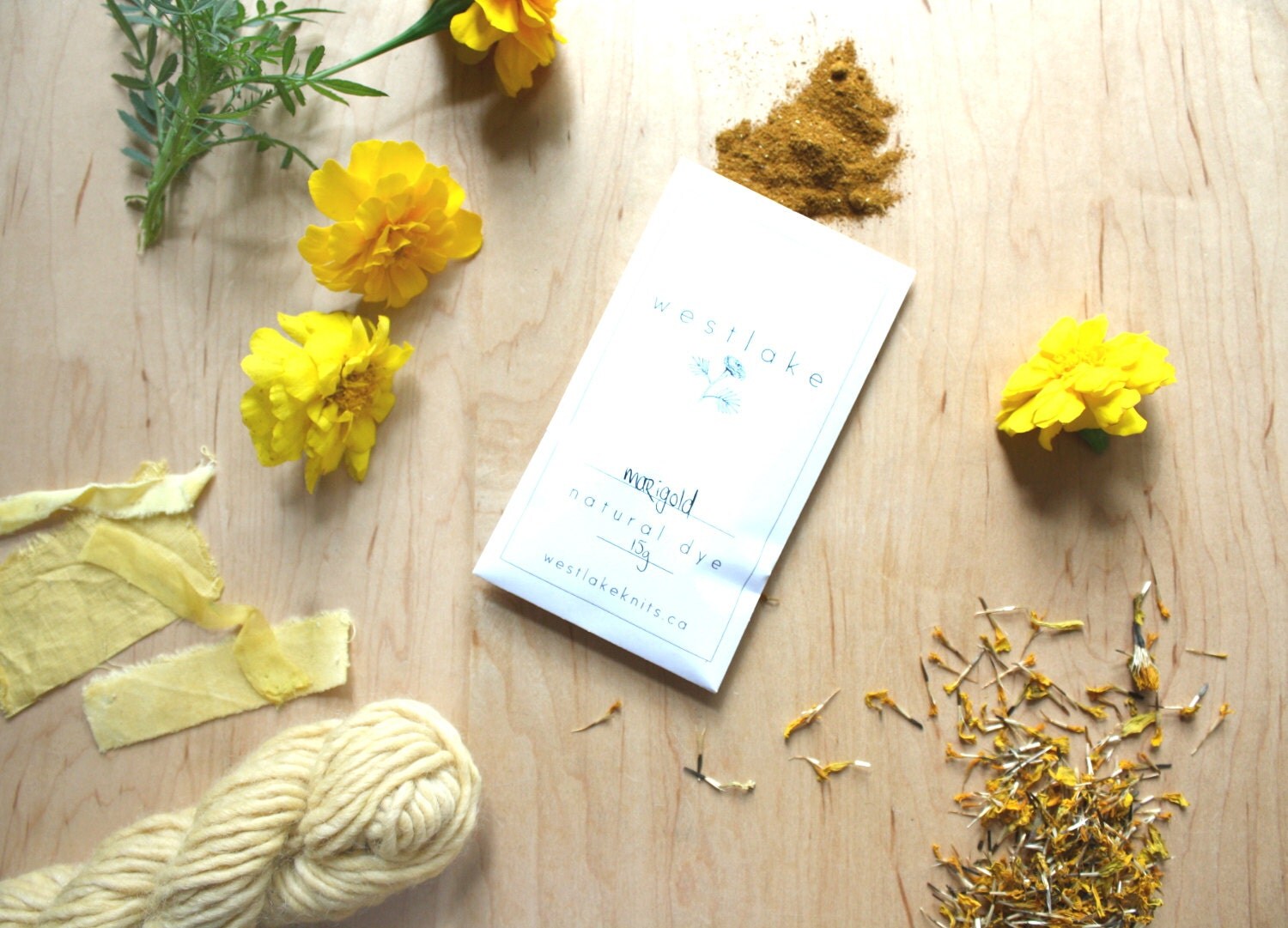 Marigold Natural Dye powdered marigold flowers for dyeing