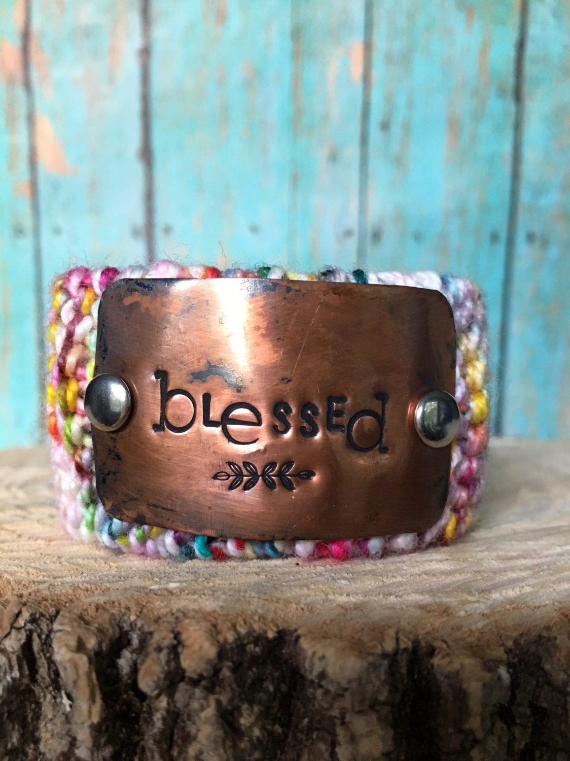 Custom Handstamped Bracelet Cuff Personalized Jewelry