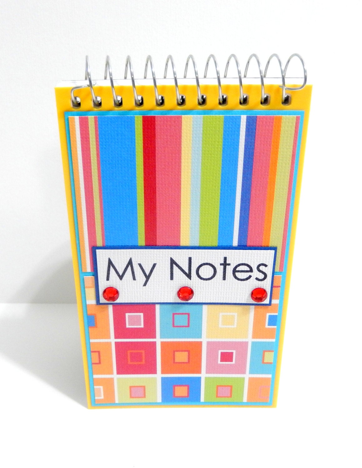 Rainbow Mini Spiral Memo Pad 3 x 5 inches