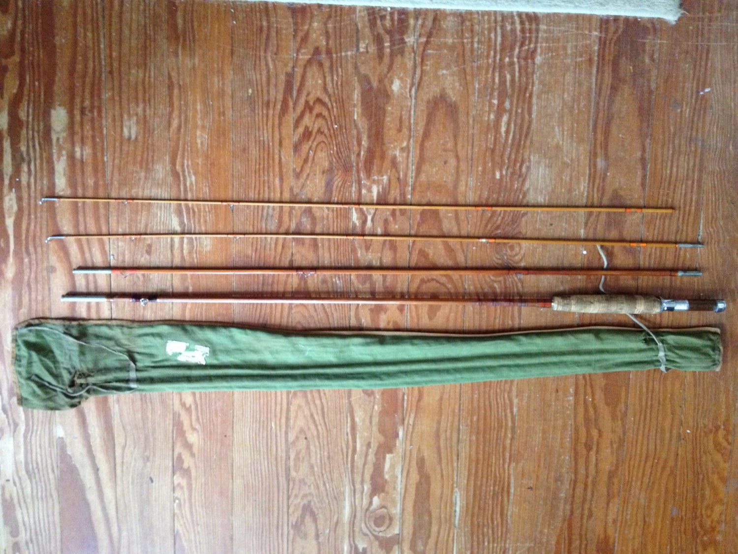 Split Bamboo Fly Fishing Pole Made in USA