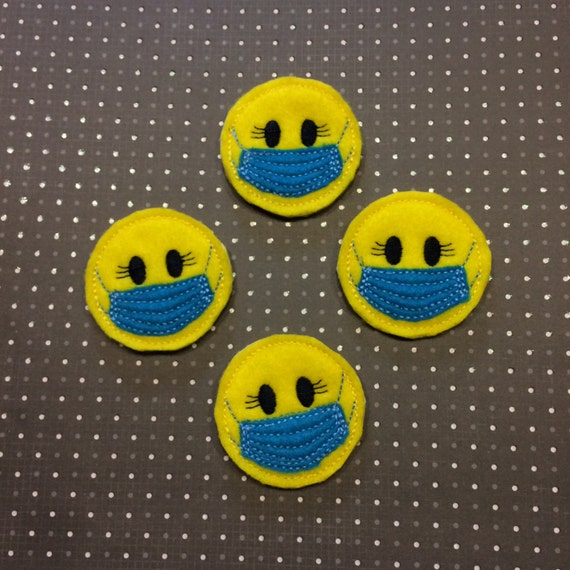 Smiley Face Doctor Nurse Scrubs Surgical Mask Surgeon