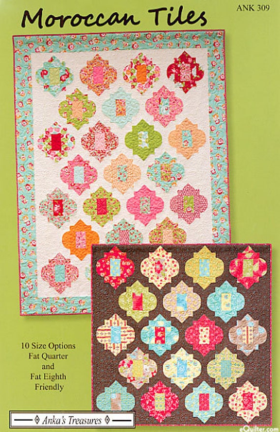 Moroccan Tiles Quilt Pattern By Anka s Treasures ANK