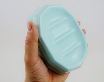Vintage Porcelain Soap Dish or Business Cards Display