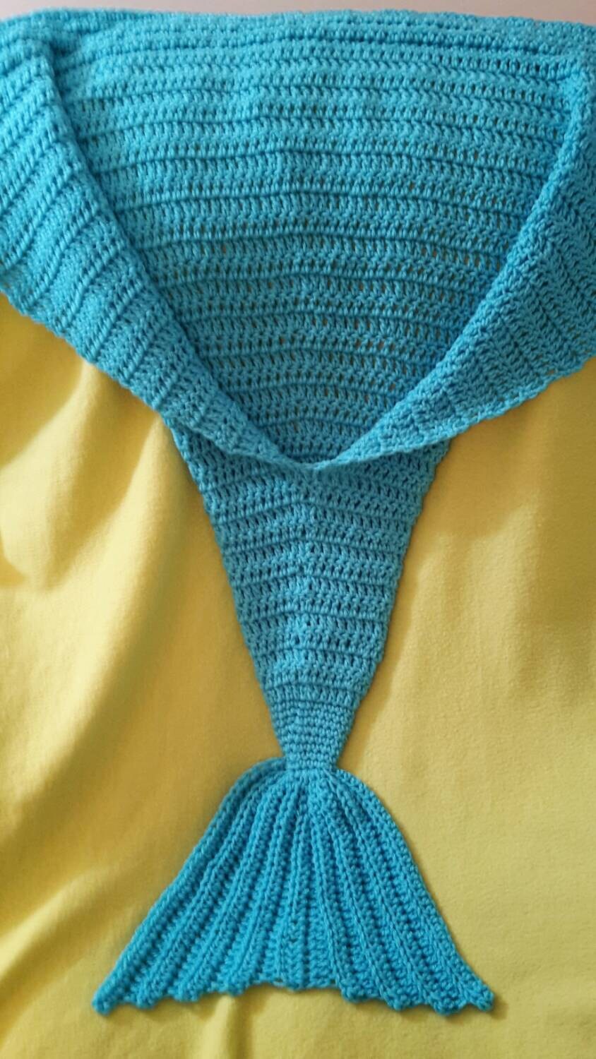 Mermaid Blanket Child by sewunexpected on Etsy