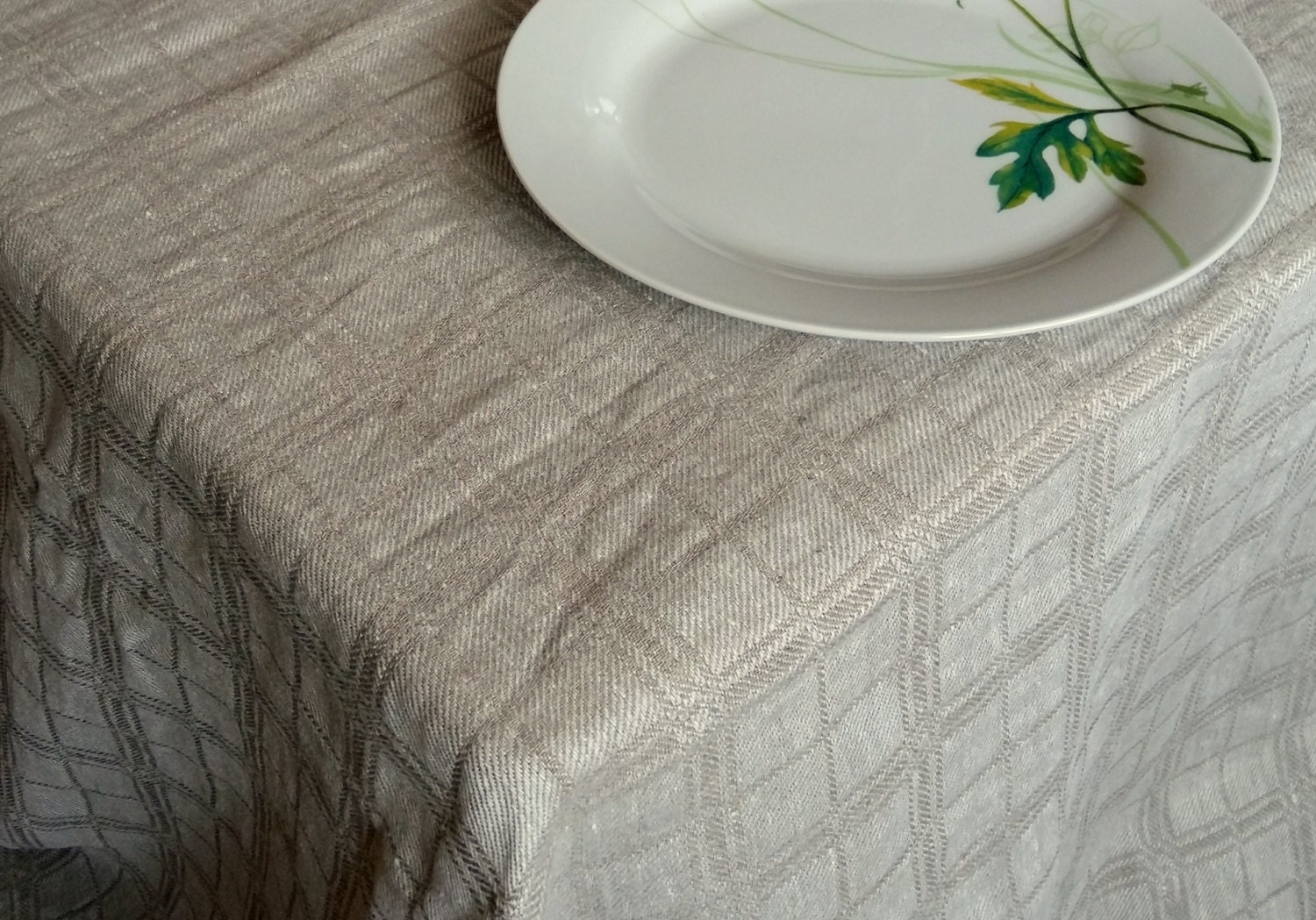 Linen Tablecloth Tablecloths Charcoal Linen Gray Linen Table