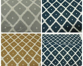 Robert Allen- Souk- Admiral-Copper -Dove- Upholstery Fabric- pc 26"x26"