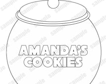 Popular items for kid cookie jar on Etsy