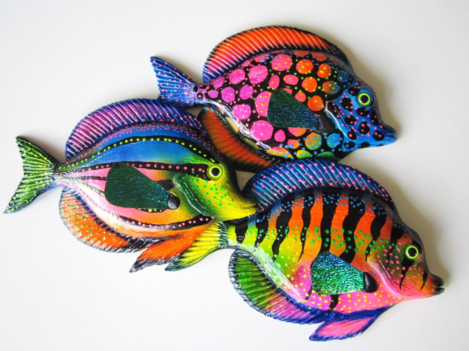 Fish home wall decor-fish wall hanging-whimsical fish art