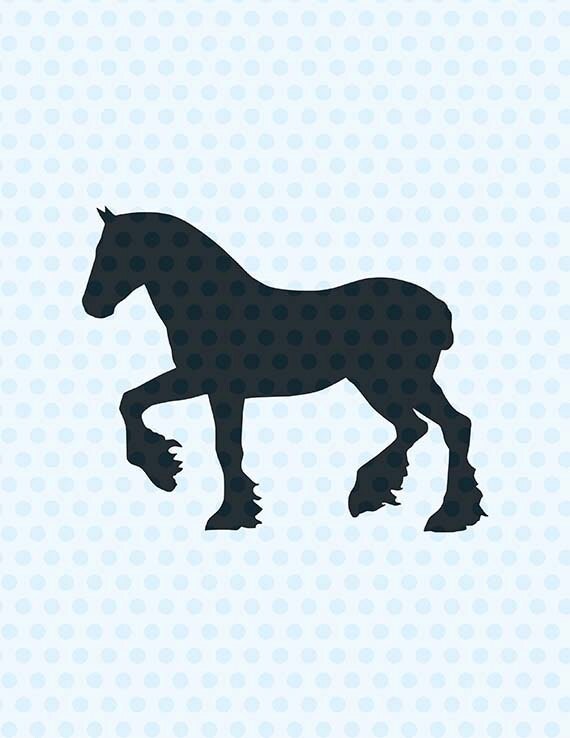 Horse Svg clydesdale horse Svg Svg Files