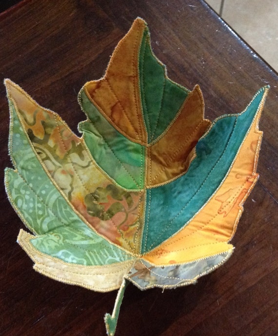 Fabric Leaf Bowl