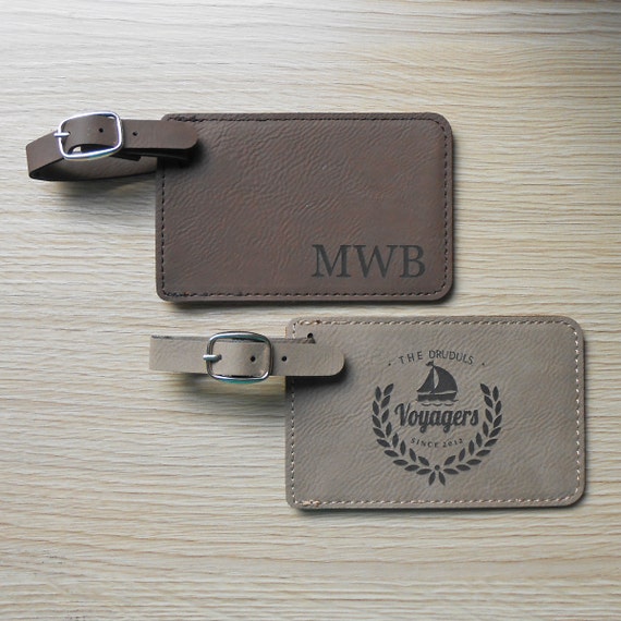 Personalized Leather Luggage Tag: Custom by LifetimeCreations
