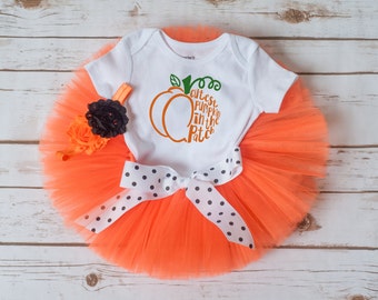 Pumpkin outfit "Kathy" pumpkin costume baby girl halloween pumpkin costume cutest pumpkin tutu outfit cutest pumpkin in the patch outfit