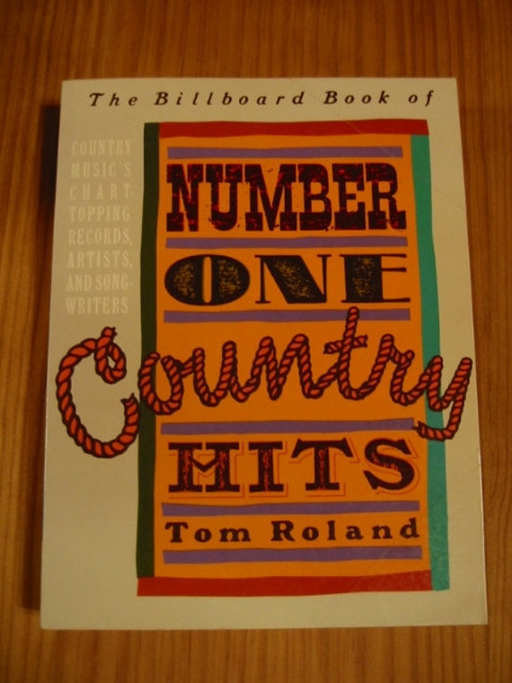 Vintage Billboard Book Of Number One Country Hits