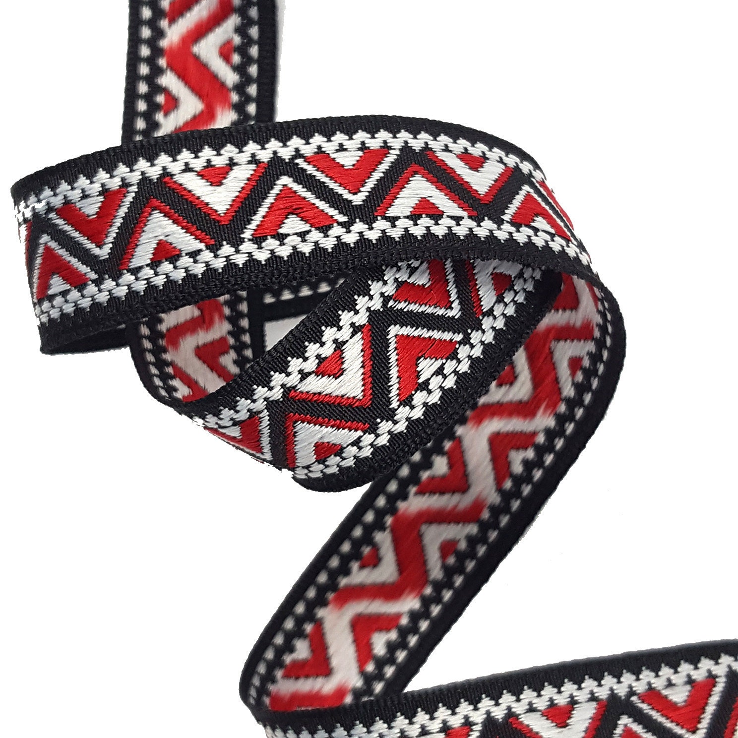 2 YARDS Tribal Geometric Ribbon Trim for Fashion Crafts