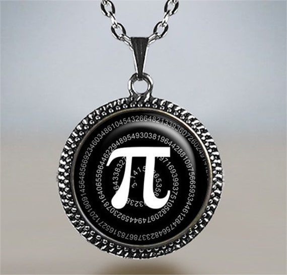 Pi pendant Pi necklace math pendant math necklace