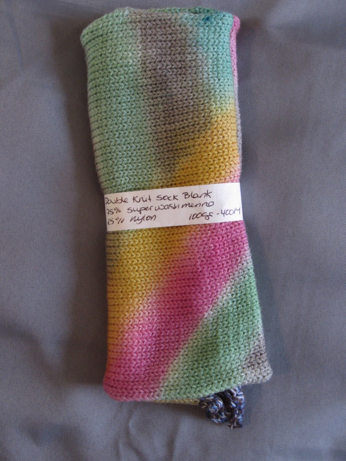 Double Knit Sock Blank Geometrical