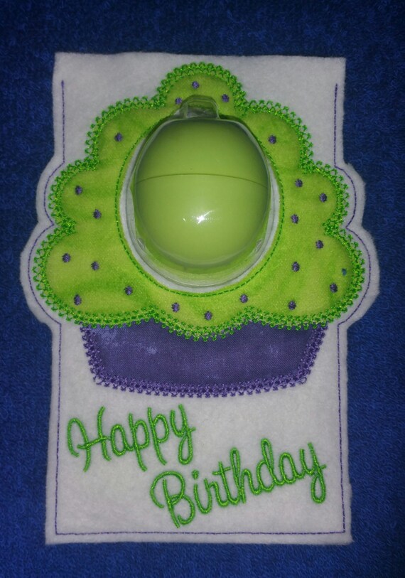 Happy Birthday EOS Lip Balm Holder Card