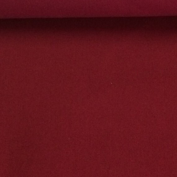 Burgundy Medium Weight Fabric / Medium Weight Cotton Fabric